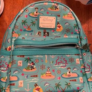 Loungefly Disney Teal Backpack